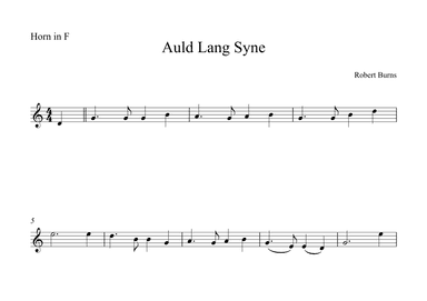 Auld Lang Syne (arr. Alex Nunes Rodrigues)