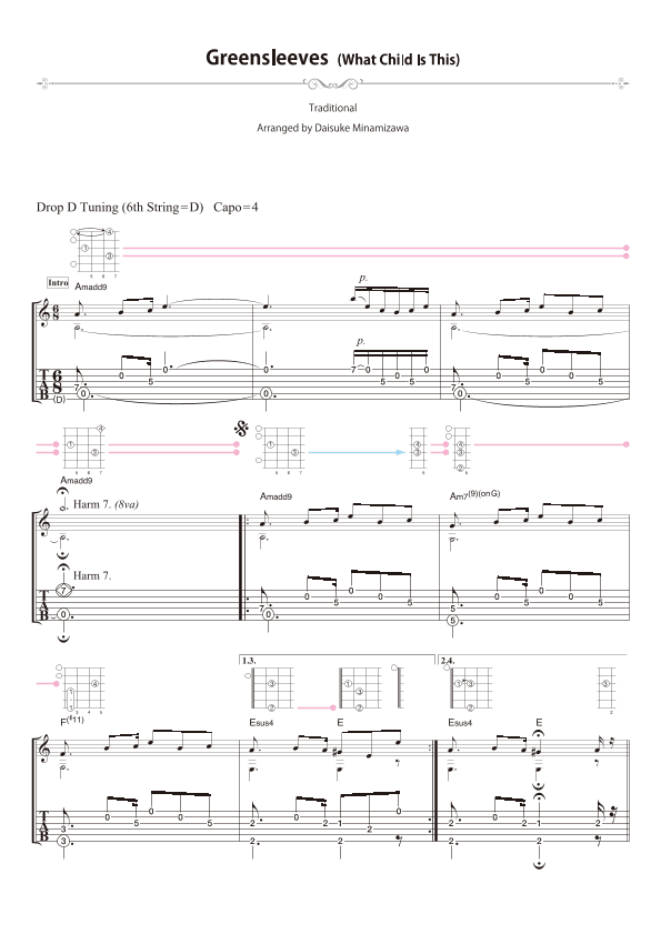 Gleensleeves (What Child Is This) (arr. Daisuke Minamizawa)