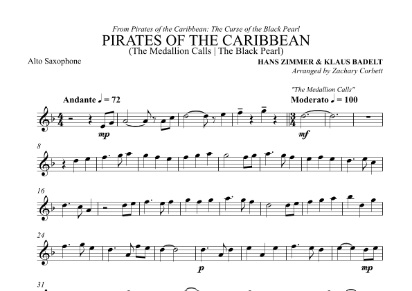 The Medallion Calls (arr. Zachary Corbett)