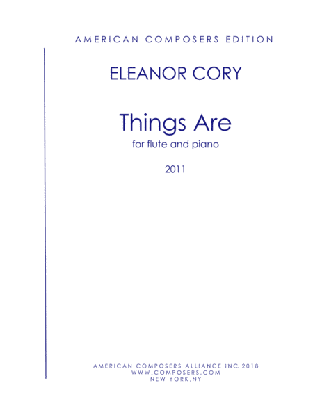 [Cory] Things Are