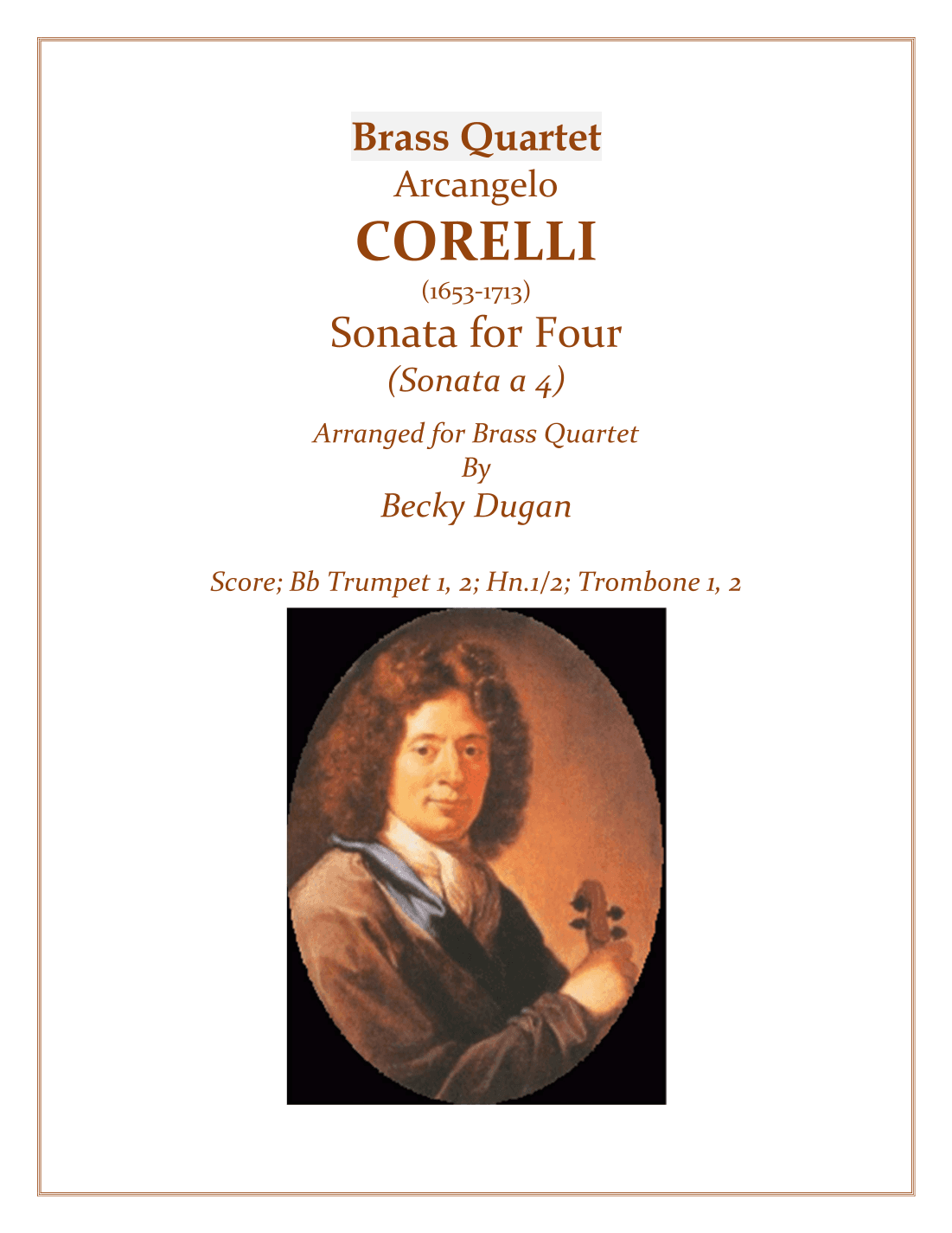 Sonata for Four (arr. Becky Dugan)