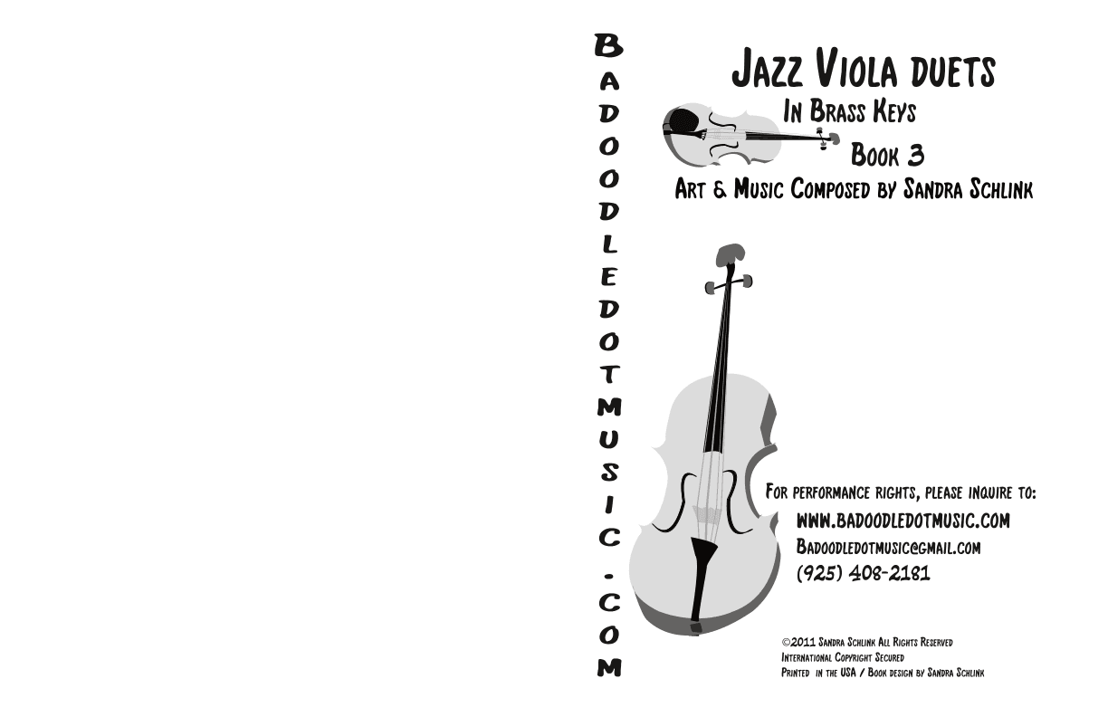 Jazz viola book 3 in brass keys