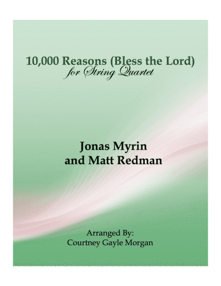 10,000 Reasons (Bless The Lord) (arr. Courtney Gayle Morgan)