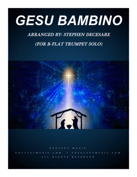 Gesu Bambino (for Bb-Trumpet Solo and Piano) (arr. Stephen DeCesare)