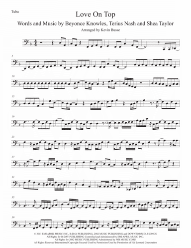 Love On Top (arr. Kevin Busse)