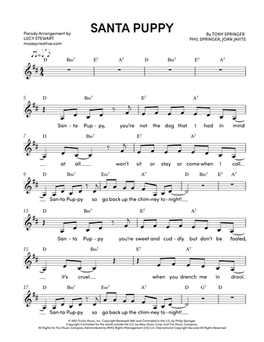 Santa Baby (arr. Lucy Stewart)
