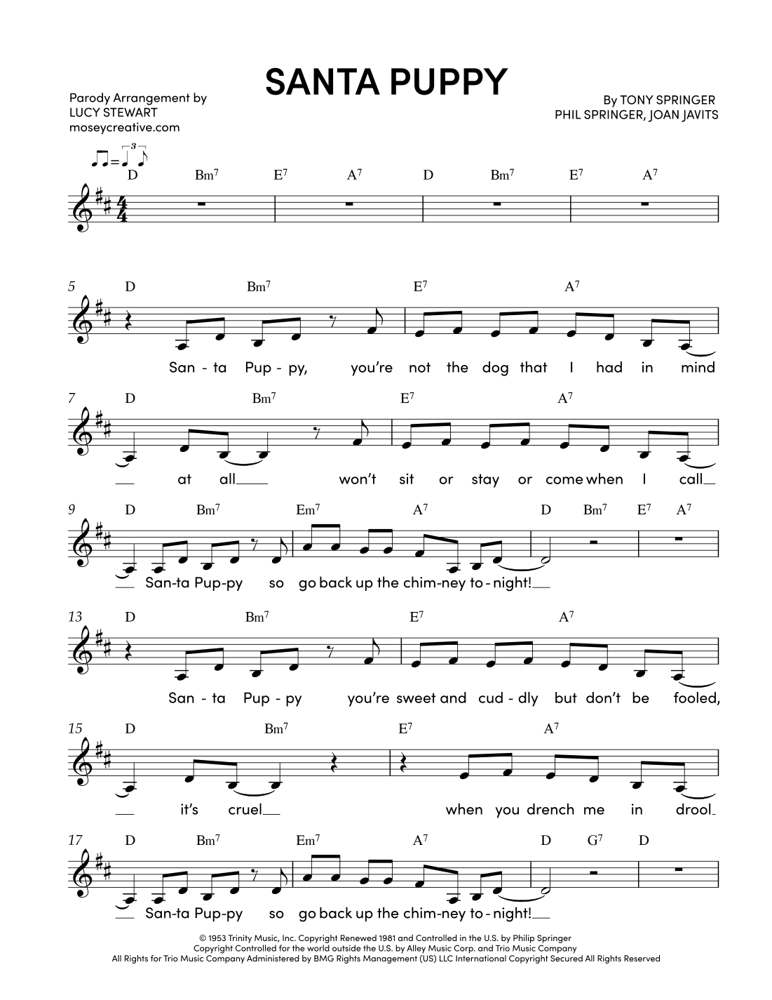 Santa Baby (arr. Lucy Stewart)