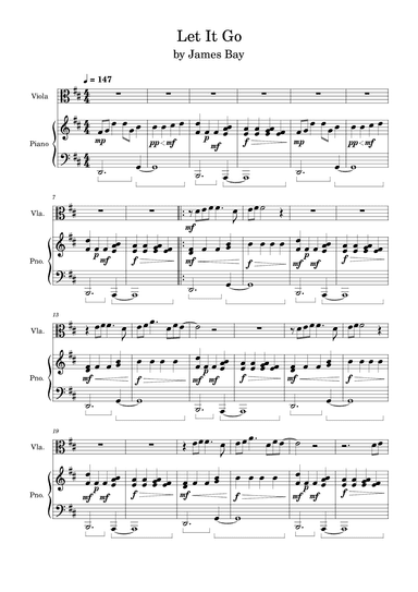 Let It Go (arr. Anya Alston)