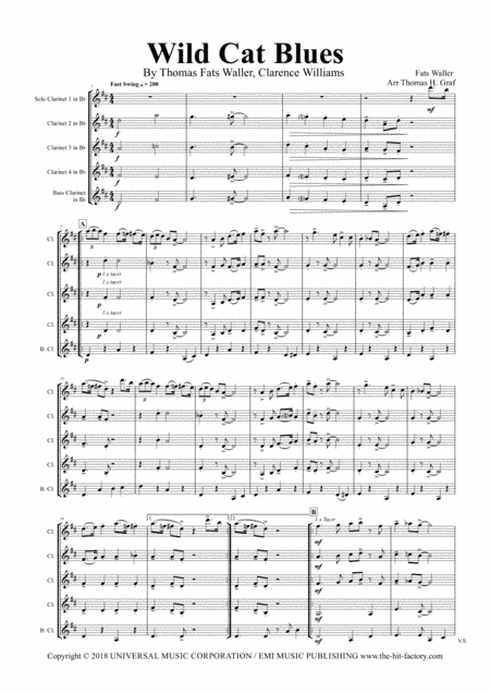 Wildcat Blues (arr. Thomas H. Graf)