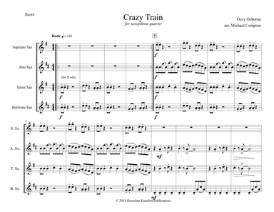 Crazy Train (arr. Michael Compton)