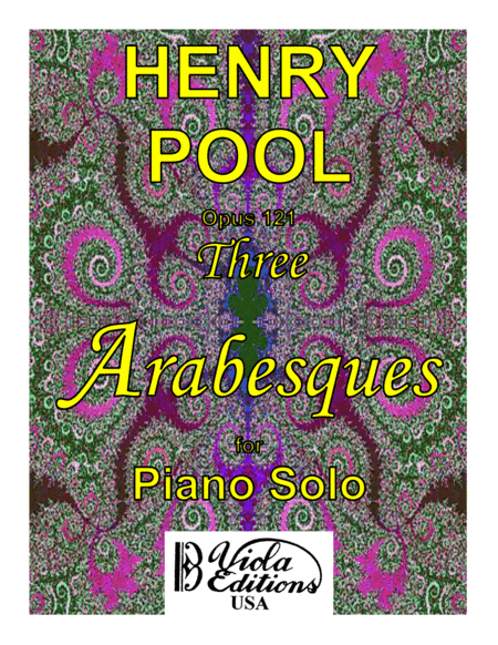 Opus 121, Three Arabesques for Piano Solo