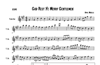 God Rest Ye Merry Gentlemen (arr. April Wheelis)