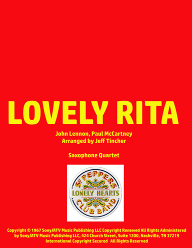Lovely Rita (arr. Jeff Tincher)