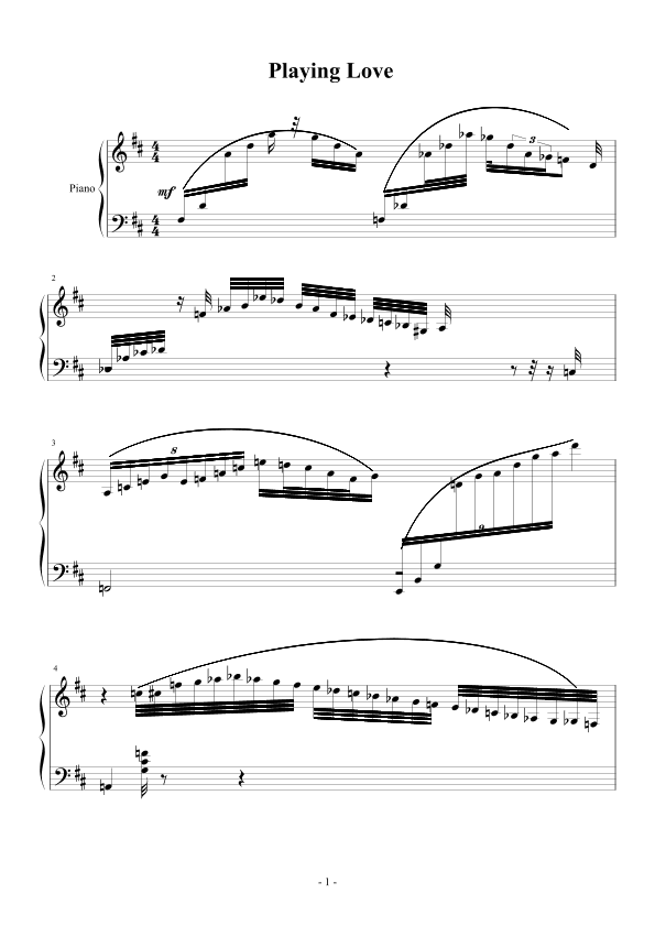 Playing Love (arr. Ennio Morricone)
