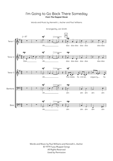 I'm Going To Go Back There Someday (arr. Jon Smith)