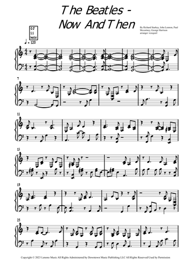 Now And Then (arr. BY EZEQUIEL EDIÇÕES)