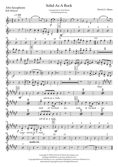 Solid As A Rock (arr. Alois Bouda)