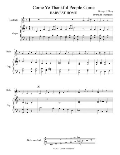 Come Ye Thankful People (arr. David Thompson)