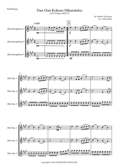 Dragon Ball Gt (arr. Fabio Britto)