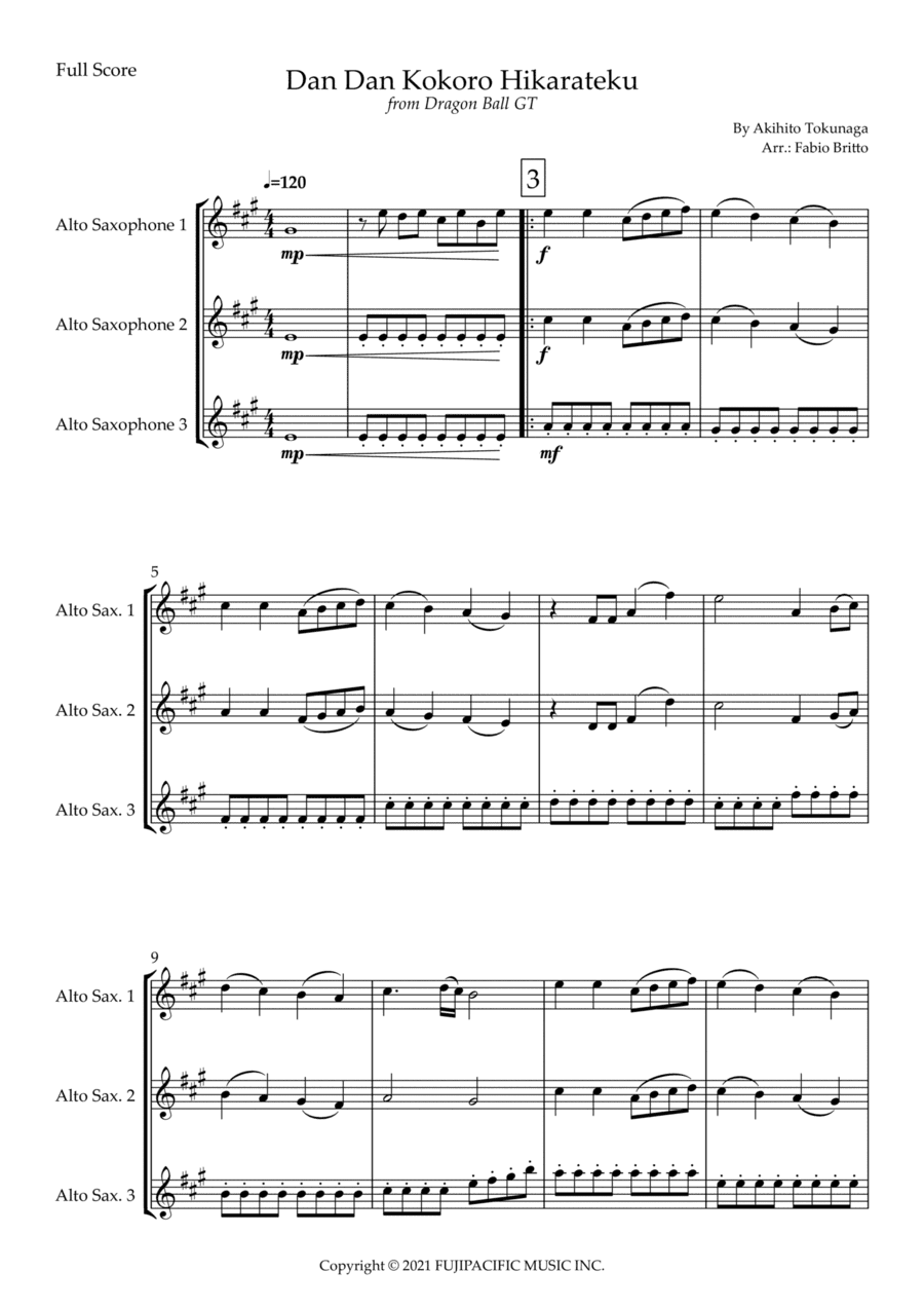 Dragon Ball Gt (arr. Fabio Britto)