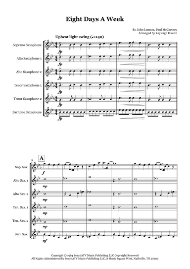 Eight Days A Week (arr. Kayleigh Huelin)