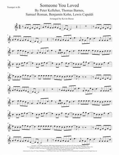Someone You Loved (arr. Kevin Busse)
