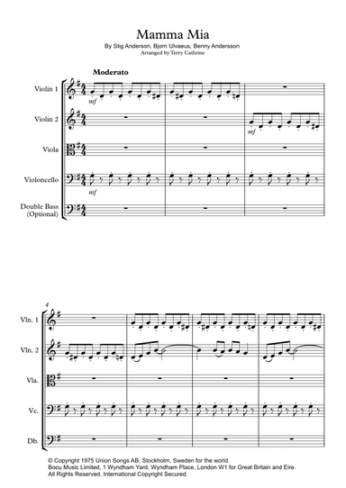 Mamma Mia (arr. Terry Cathrine)