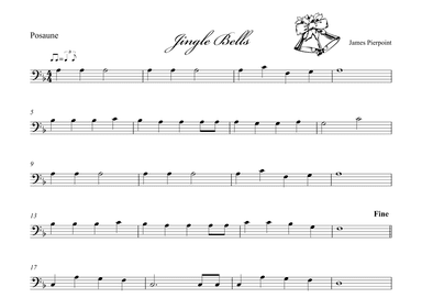 Jingle Bells - Trombone (arr. Albrecht Kuch-Weidenbrück)