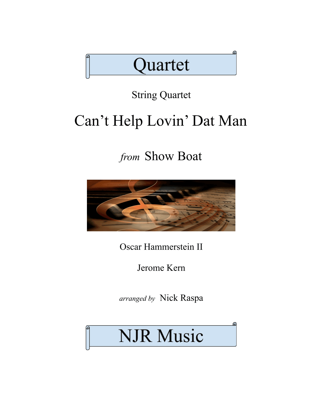 Can't Help Lovin' Dat Man (arr. Nick Raspa)