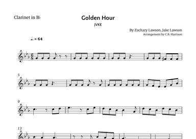 Golden Hour (arr. C. B. Harrison)