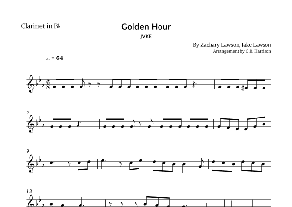 Golden Hour (arr. C. B. Harrison)