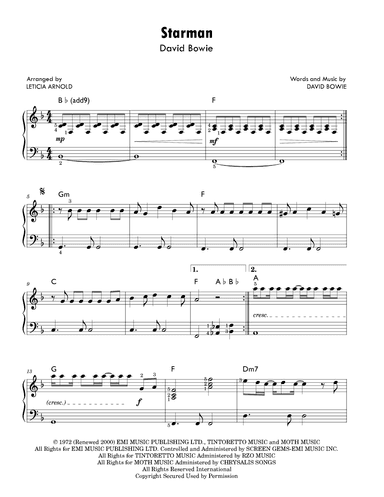 Starman (arr. Leticia Arnold)