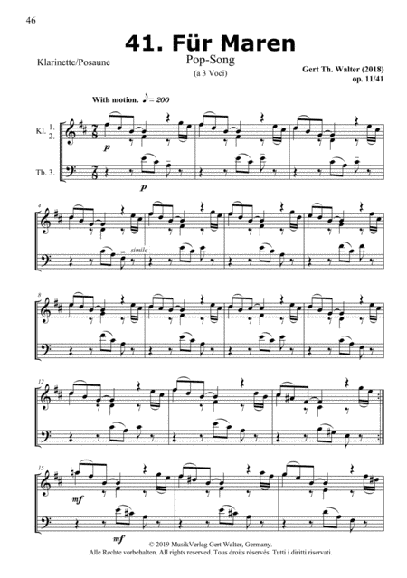 For Maren (from Brass Pop Romanticists)