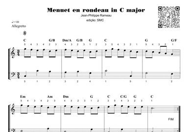 Menuet en rondeau - J.P. Rameau (arr. Piano)