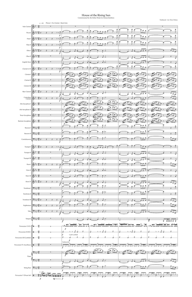 House of the Rising Sun (arr. Drew Dickey)