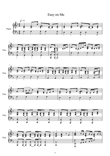 Easy On Me (arr. Adele Adkins)