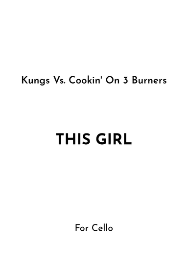This Girl (arr. Jireh J.)