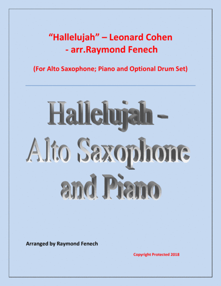 Hallelujah (arr. Raymond Fenech)