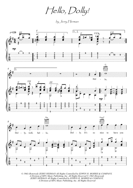 Hello, Dolly! (arr. PianoSheetNow)