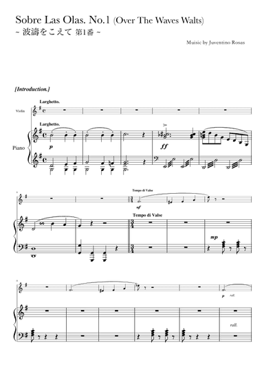 Sobre Las Olas (arr. pfkaori)