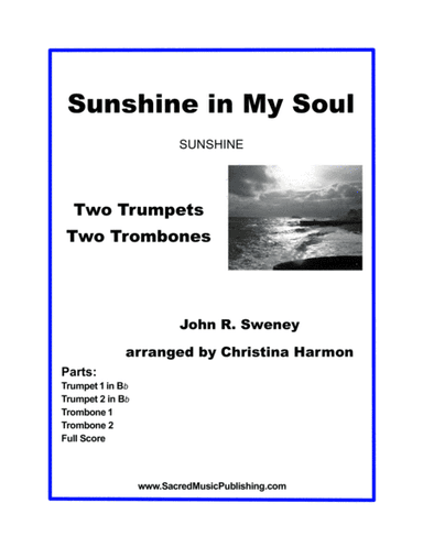 Sunshine in My Soul – Brass Quartet (arr. Christina Harmon)