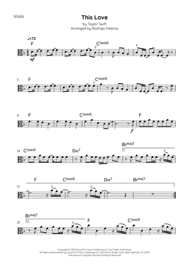 This Love (arr. Rodrigo Faleiros)