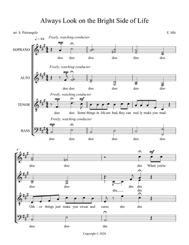 Always Look On The Bright Side Of Life (arr. Scott Pietrangelo)