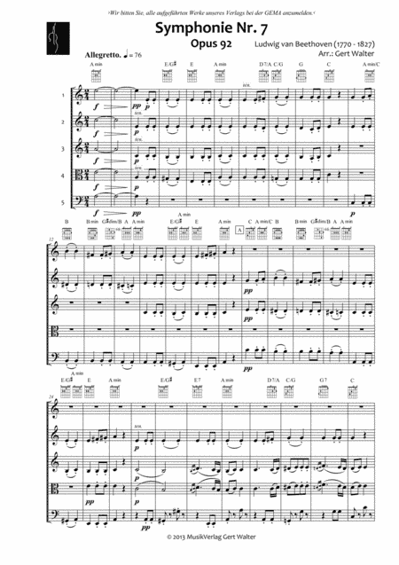 Allegretto (arr. Gert Th. Walter)