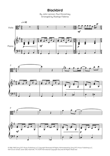 Blackbird (arr. Rodrigo Faleiros)