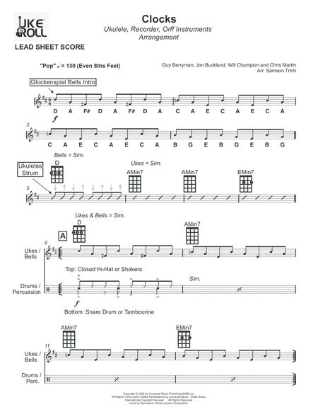 Clocks (arr. Samson Trinh)