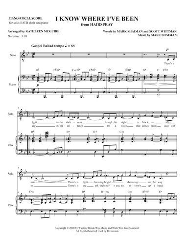 I Know Where I've Been (arr. Kathleen McGuire)