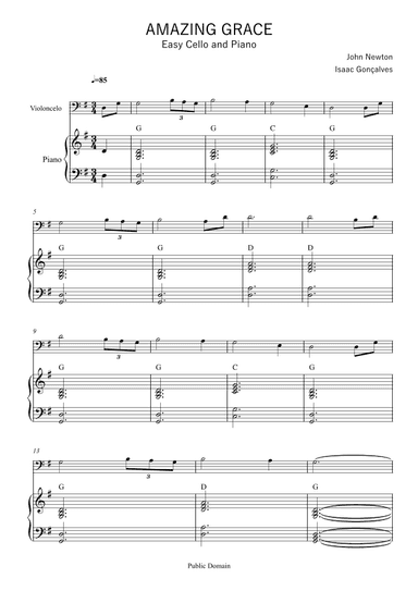 Amazing Grace (arr. Isaac Gonçalves)