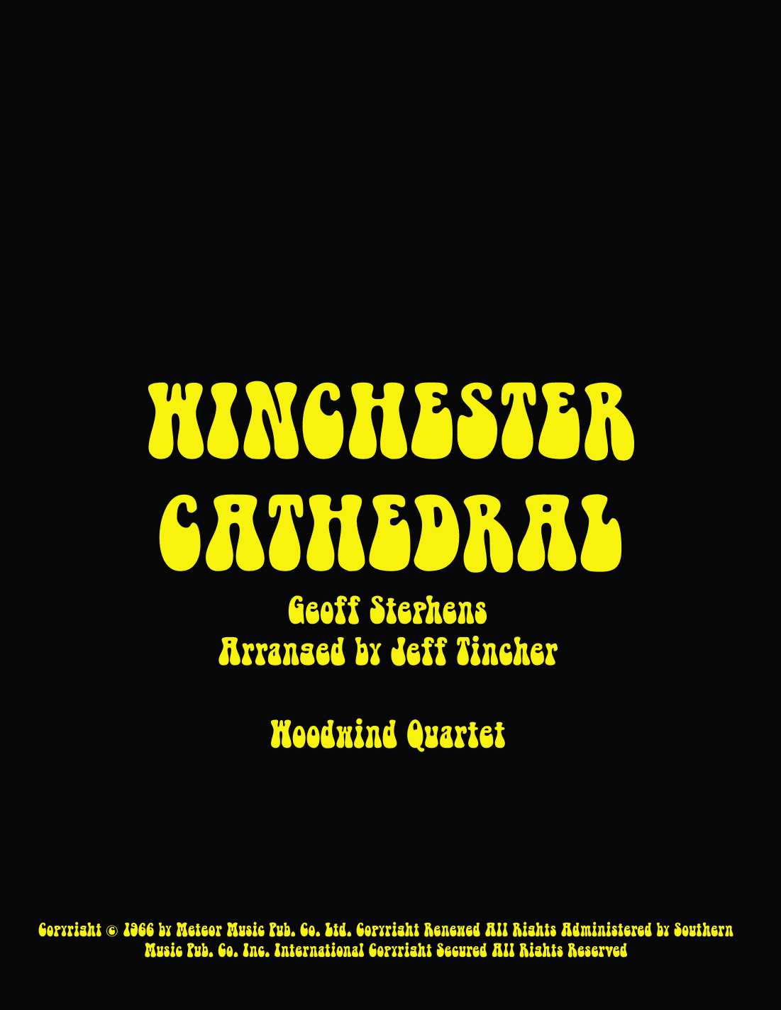 Winchester Cathedral (arr. Jeff Tincher)