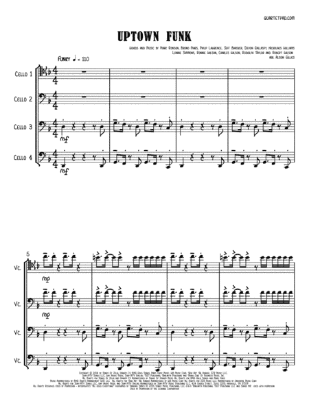Uptown Funk (arr. Alison Gillies)